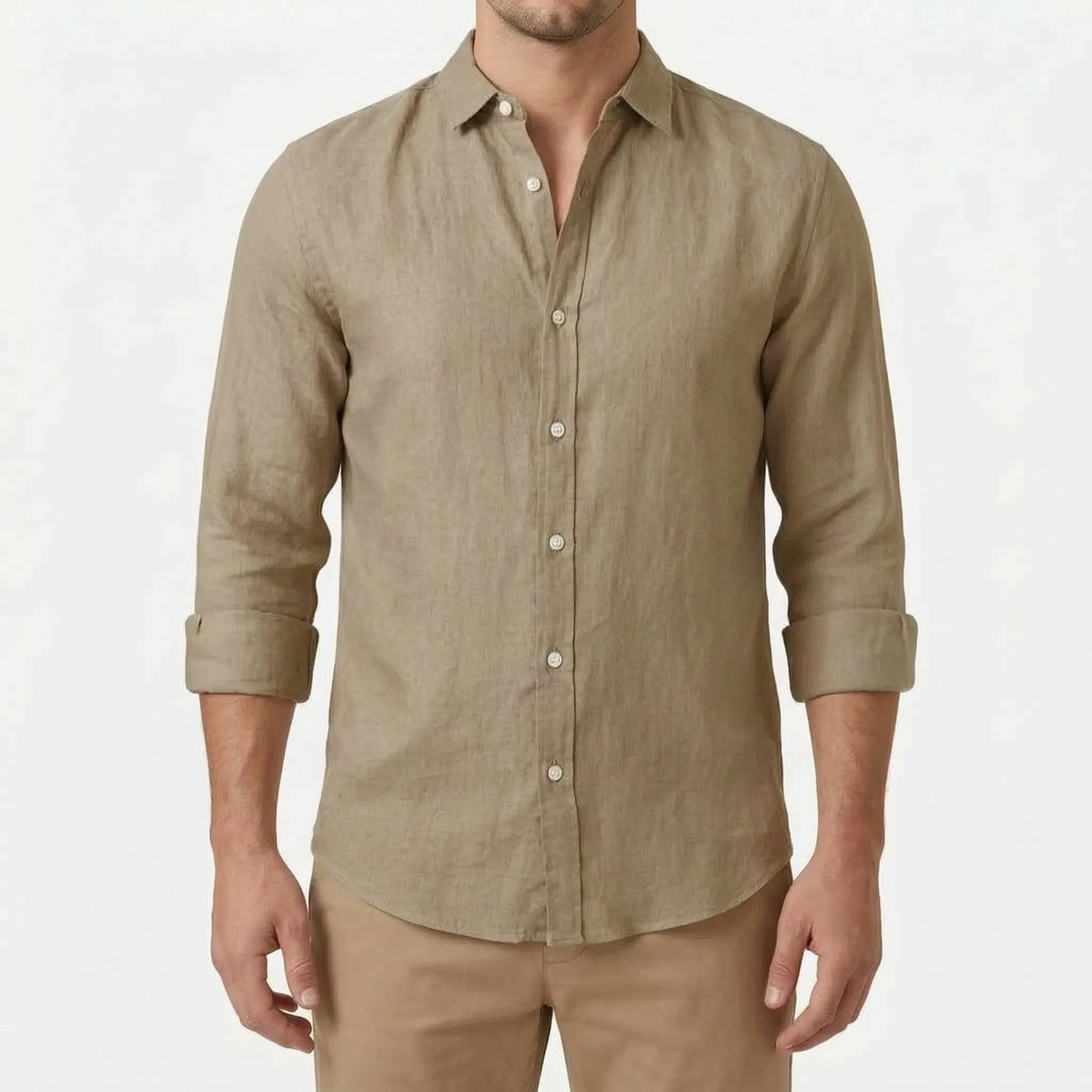 Casual Button-Up Shirt -  Bobby