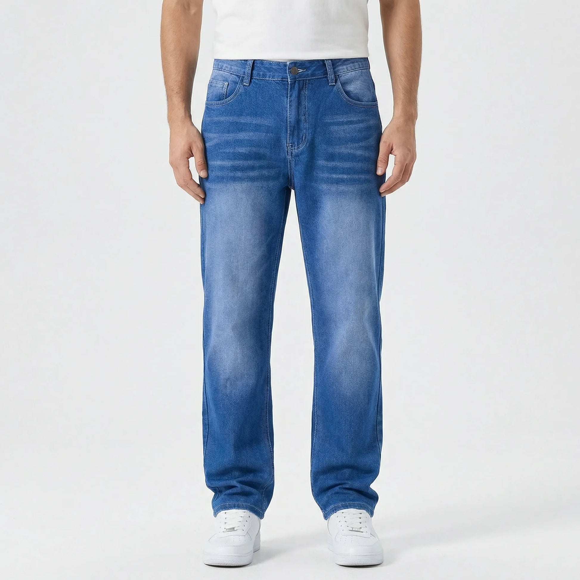 Casual Herenjeans Met Natuurlijke Taille - Wendell