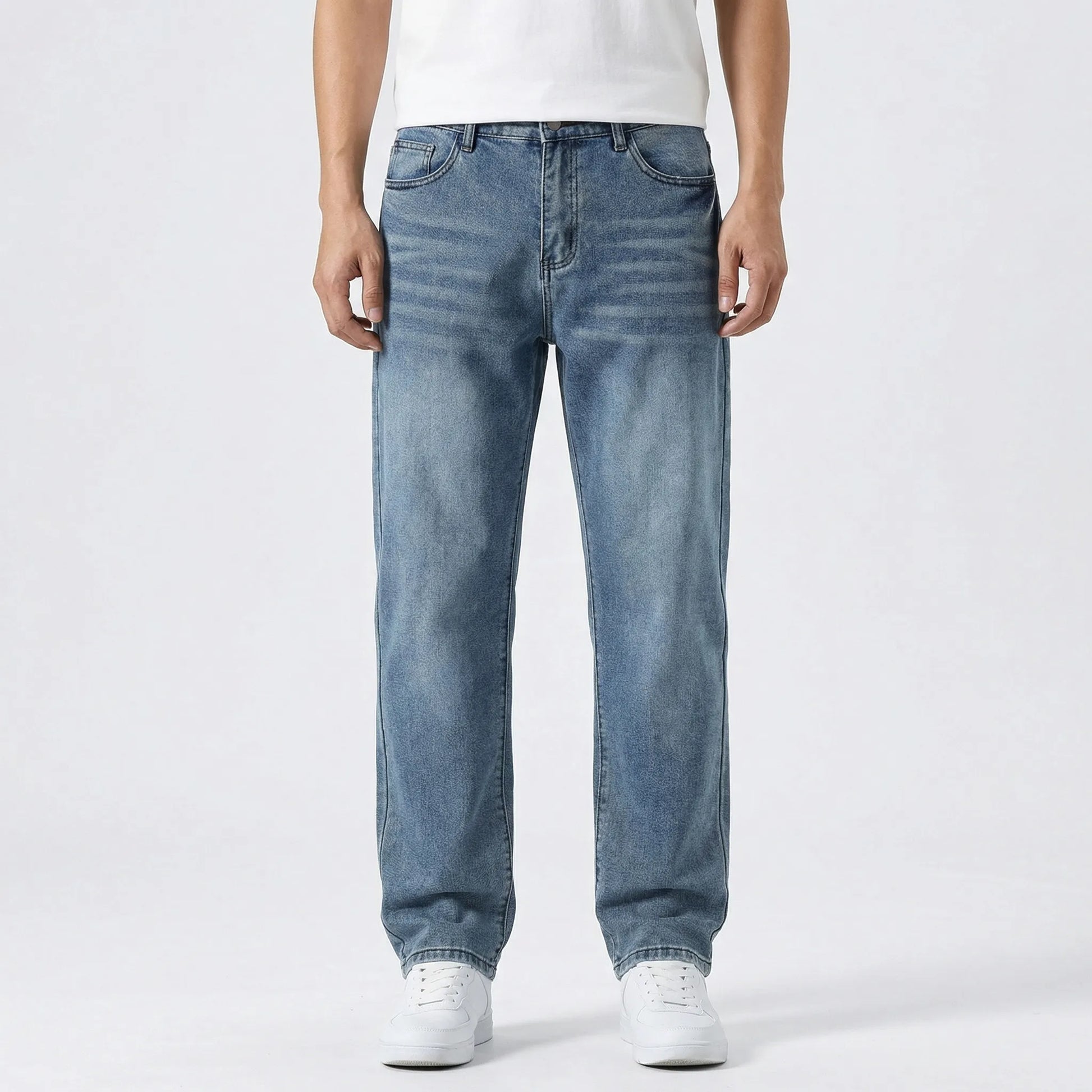 Casual Herenjeans Met Natuurlijke Taille - Wendell