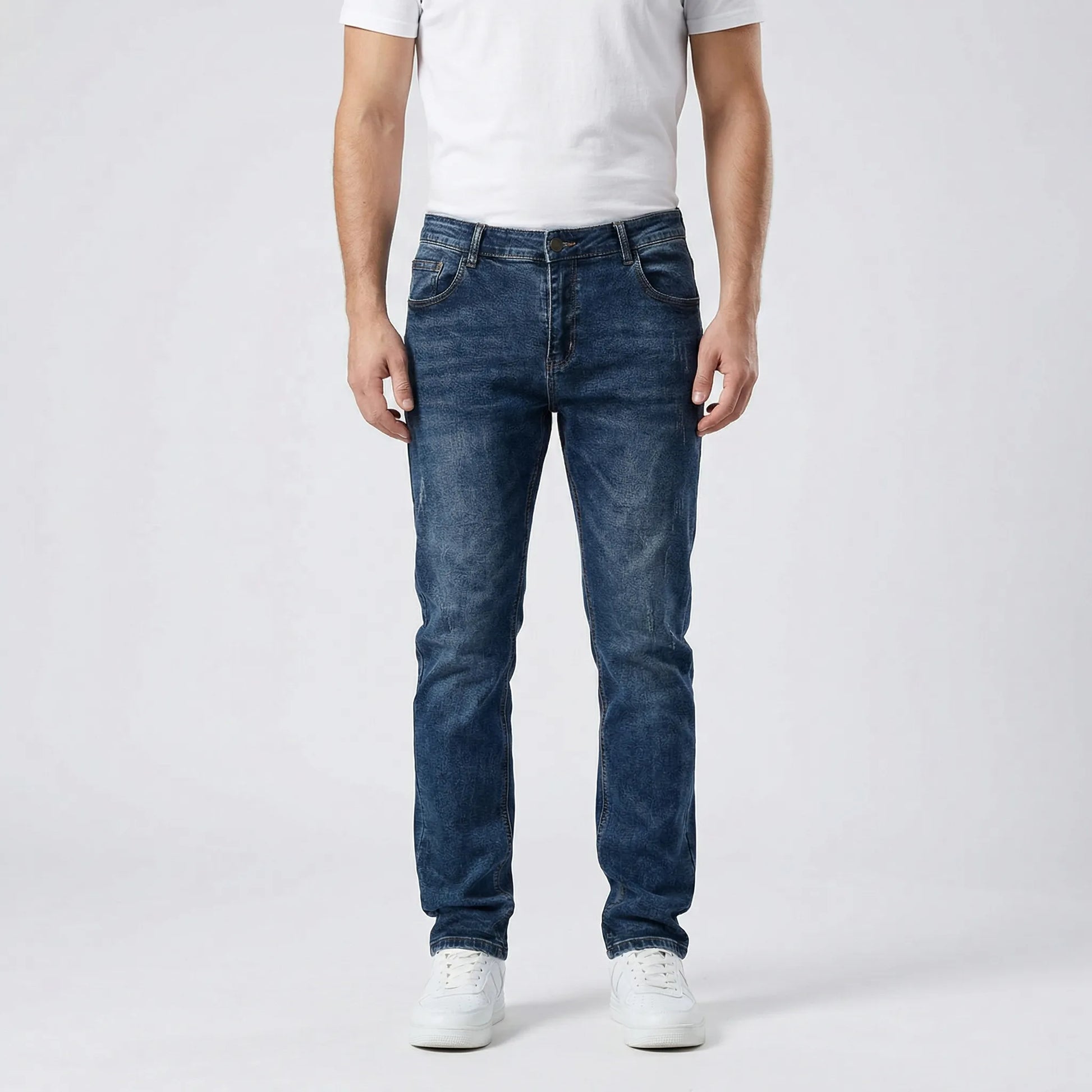 Casual Herenjeans Met Versleten Look - Orville