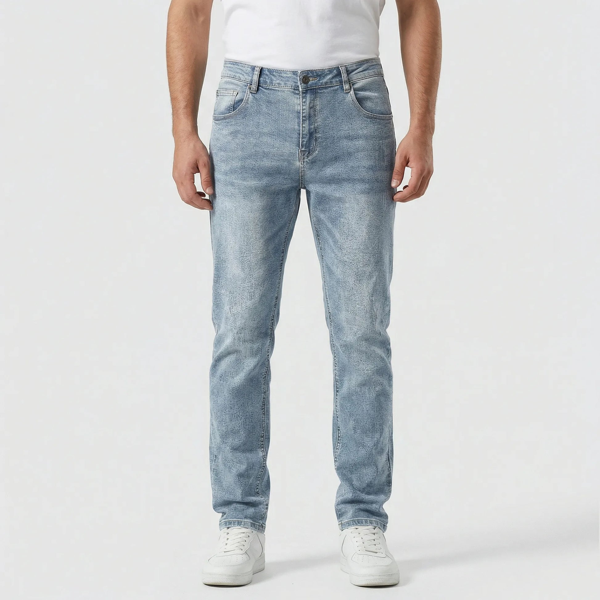 Casual Herenjeans Met Versleten Look - Orville