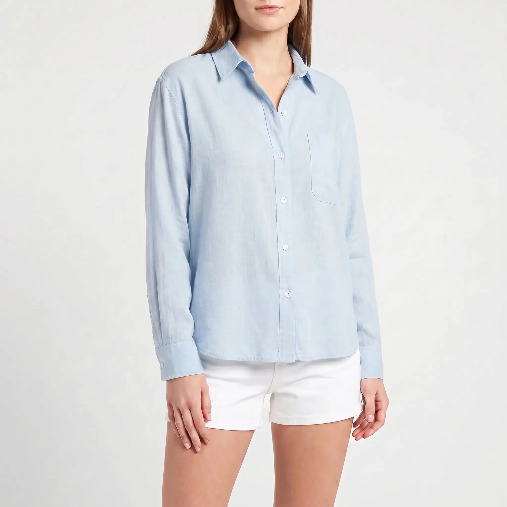Casual Long-Sleeve Blouse -  Rosalie