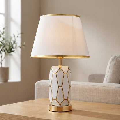 Ceramic Style Table Lamp -  Nostalux