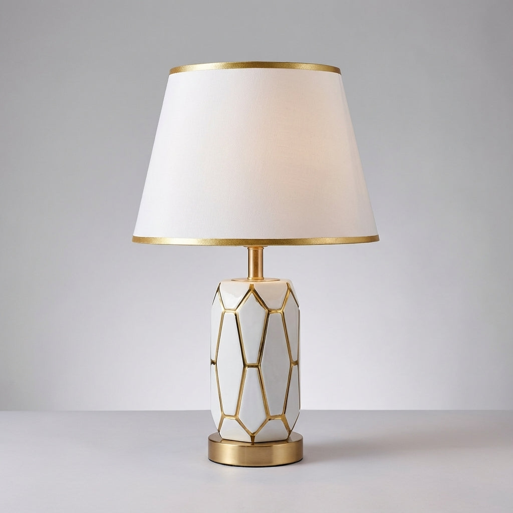 Ceramic Style Table Lamp -  Nostalux