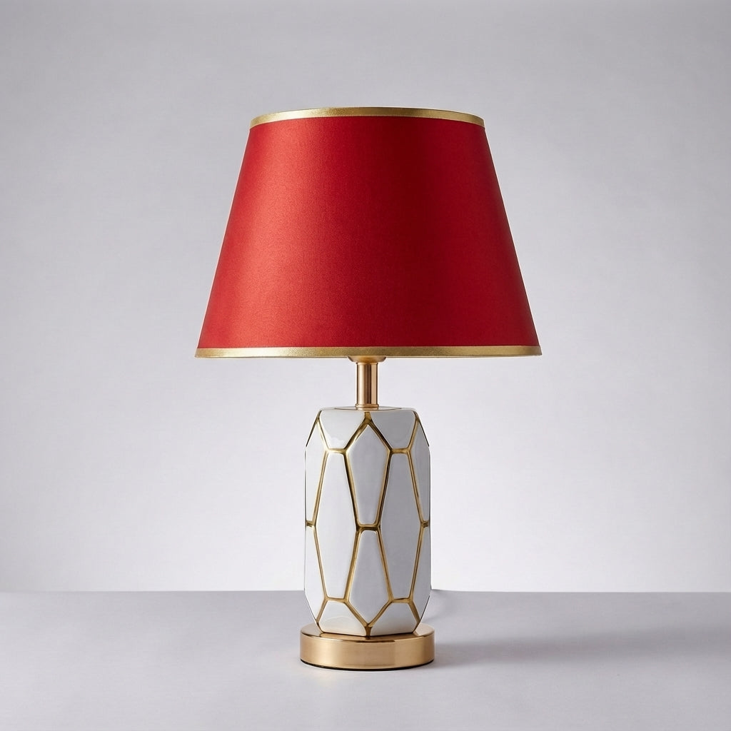 Ceramic Style Table Lamp -  Nostalux