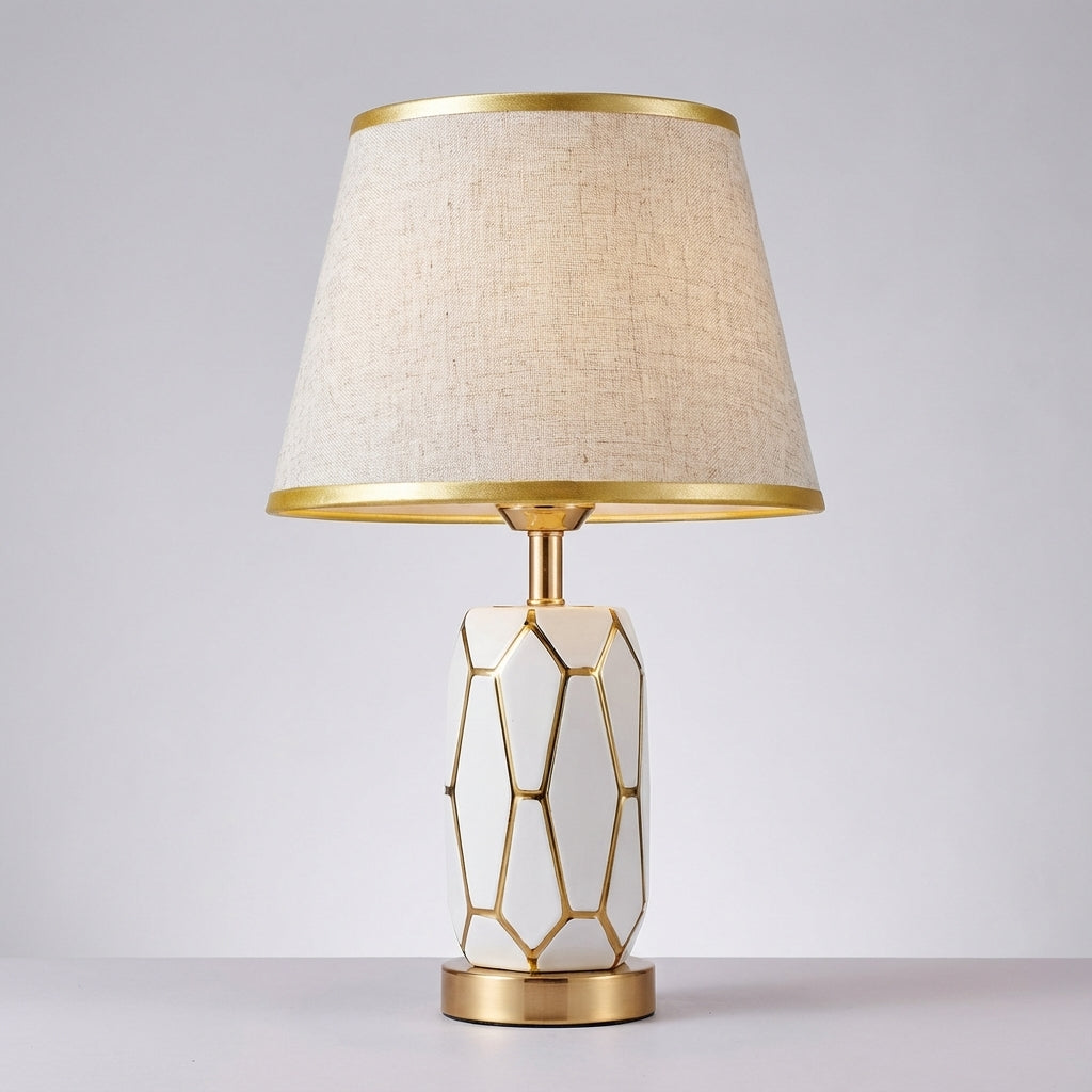 Ceramic Style Table Lamp -  Nostalux