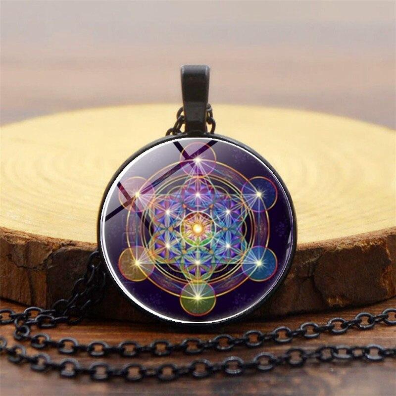 Chakra-hänge med Metatrons kub - Solantra