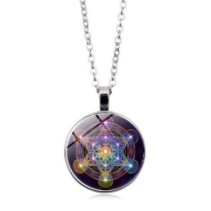 Chakra-hänge med Metatrons kub - Solantra