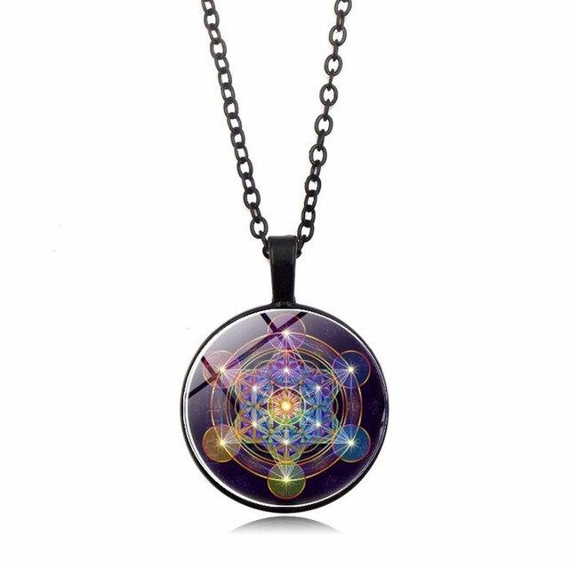 Chakra-hänge med Metatrons kub - Solantra