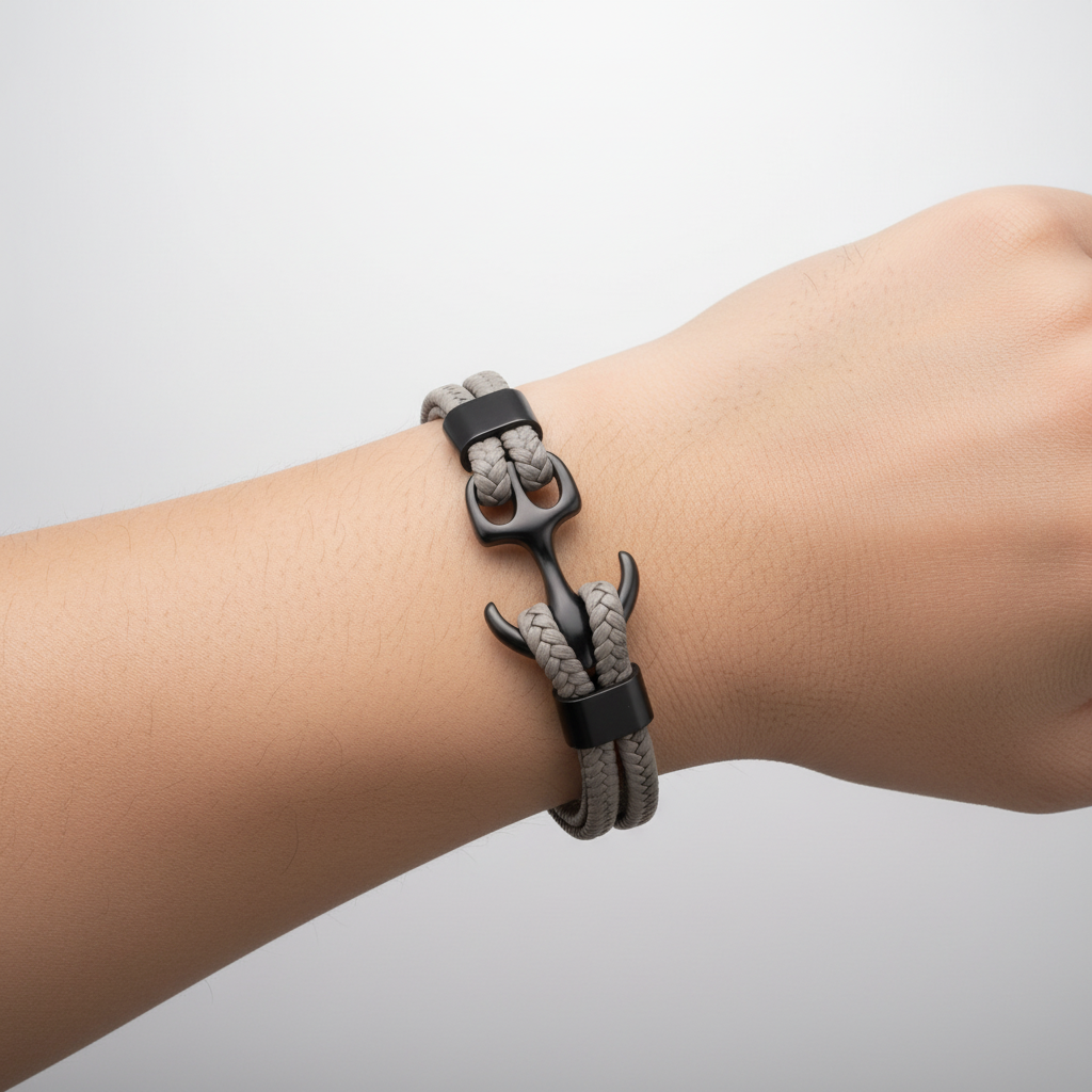 Charme-Armband Aus Leder - AnchorLeather 