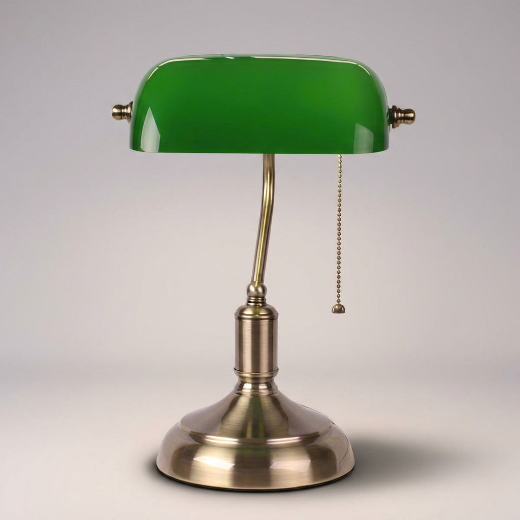 Classic Banker Lamp Design - LuxeGlint