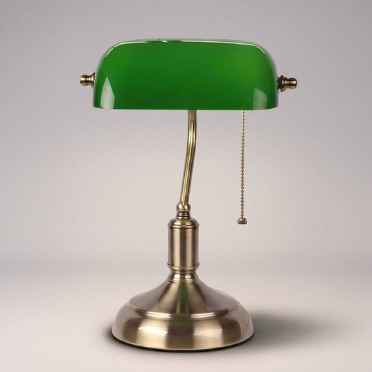Classic Banker Lamp Design - LuxeGlint