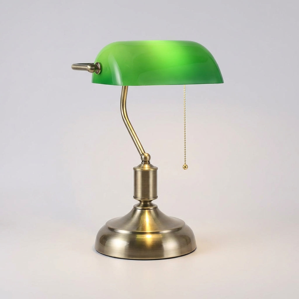 Classic Banker Lamp Design - LuxeGlint