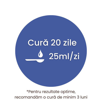 Colagenus Gelenke Forte – koncentrerat flytande kollagen, 12 000 mg typ 1-kollagen och 40 mg typ 2-kollagen. Flaska 500 ml. Stöder ledernas hälsa, minskar inflammationer och reumatiska smärtor, regenererar muskler och ligament.