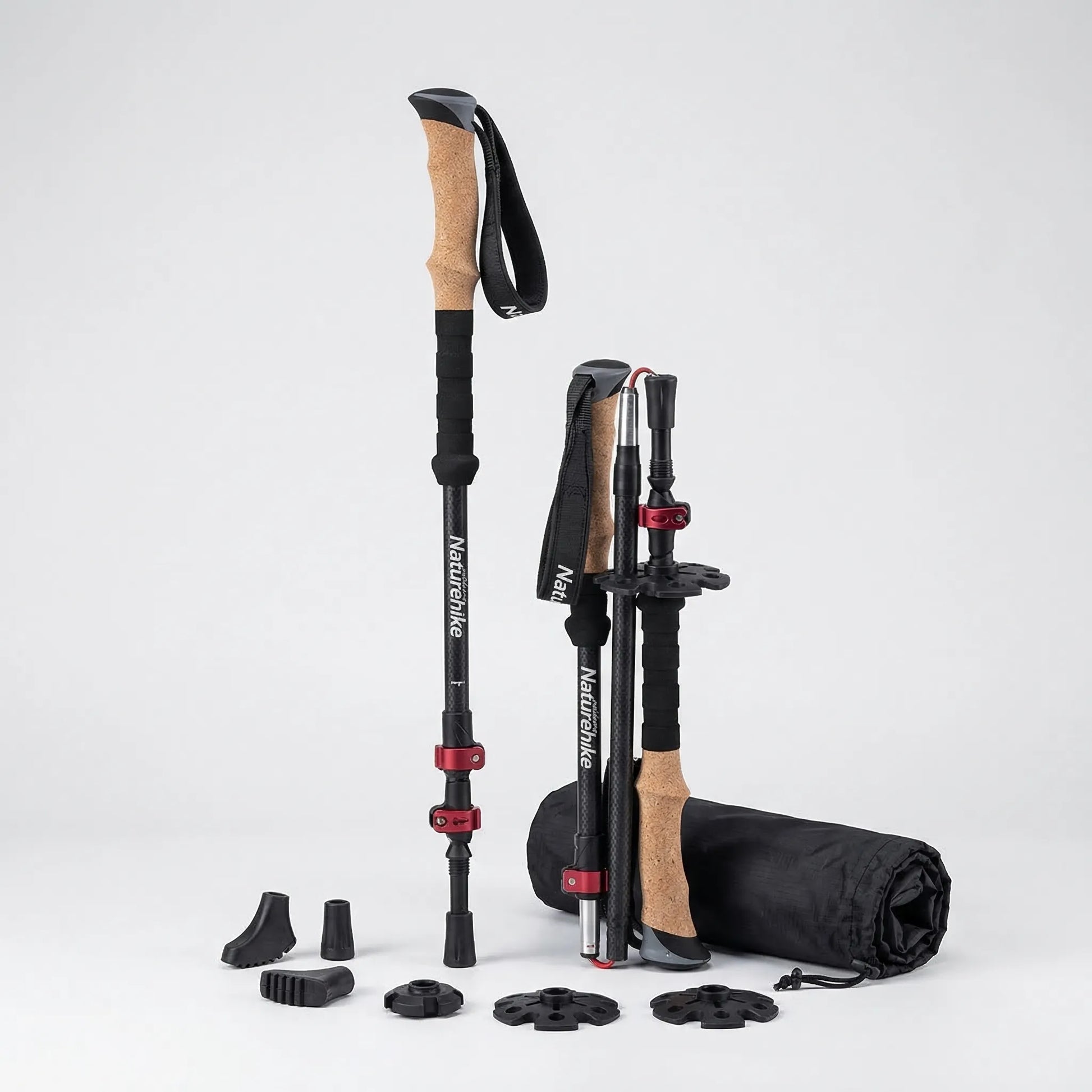 Collapsible Telescopic Trekking Pole Set -  Summastride