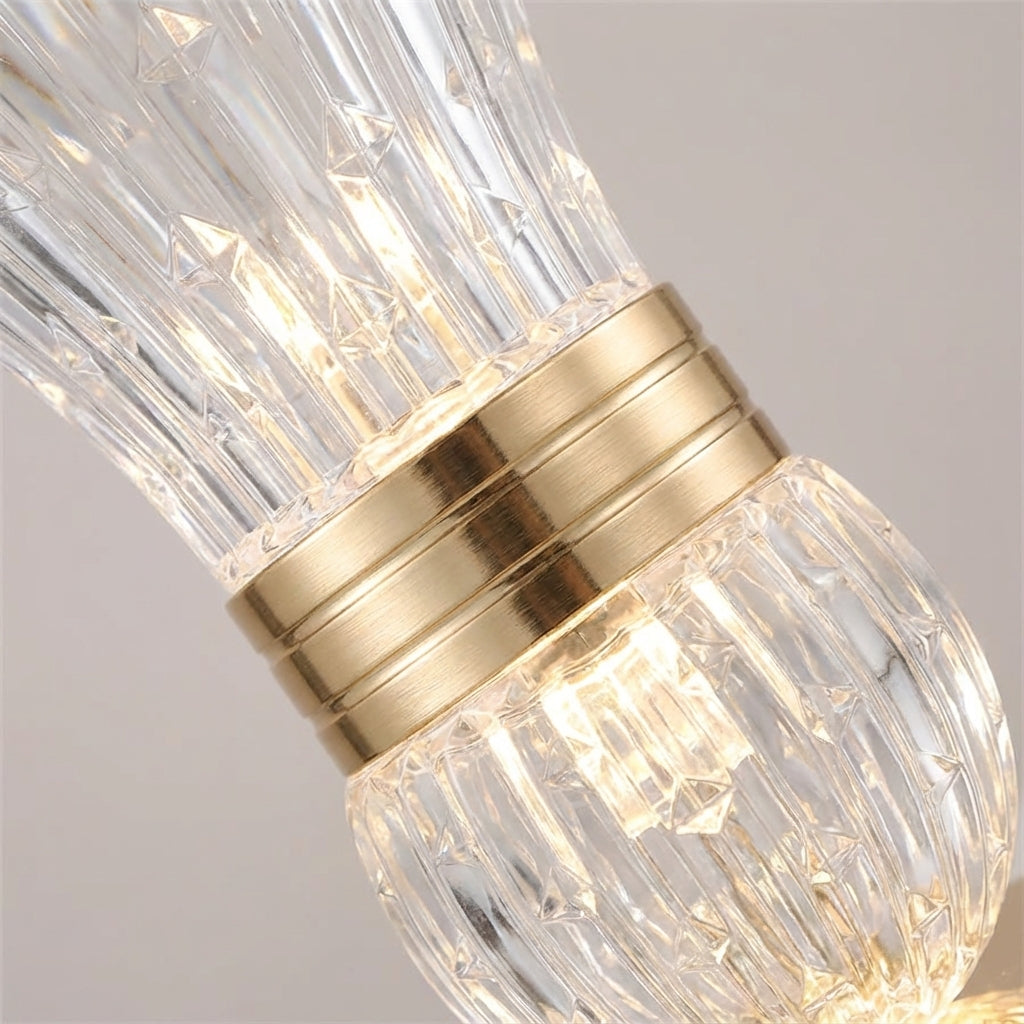 Compact Crystal Style Table Lamp -  Cristava