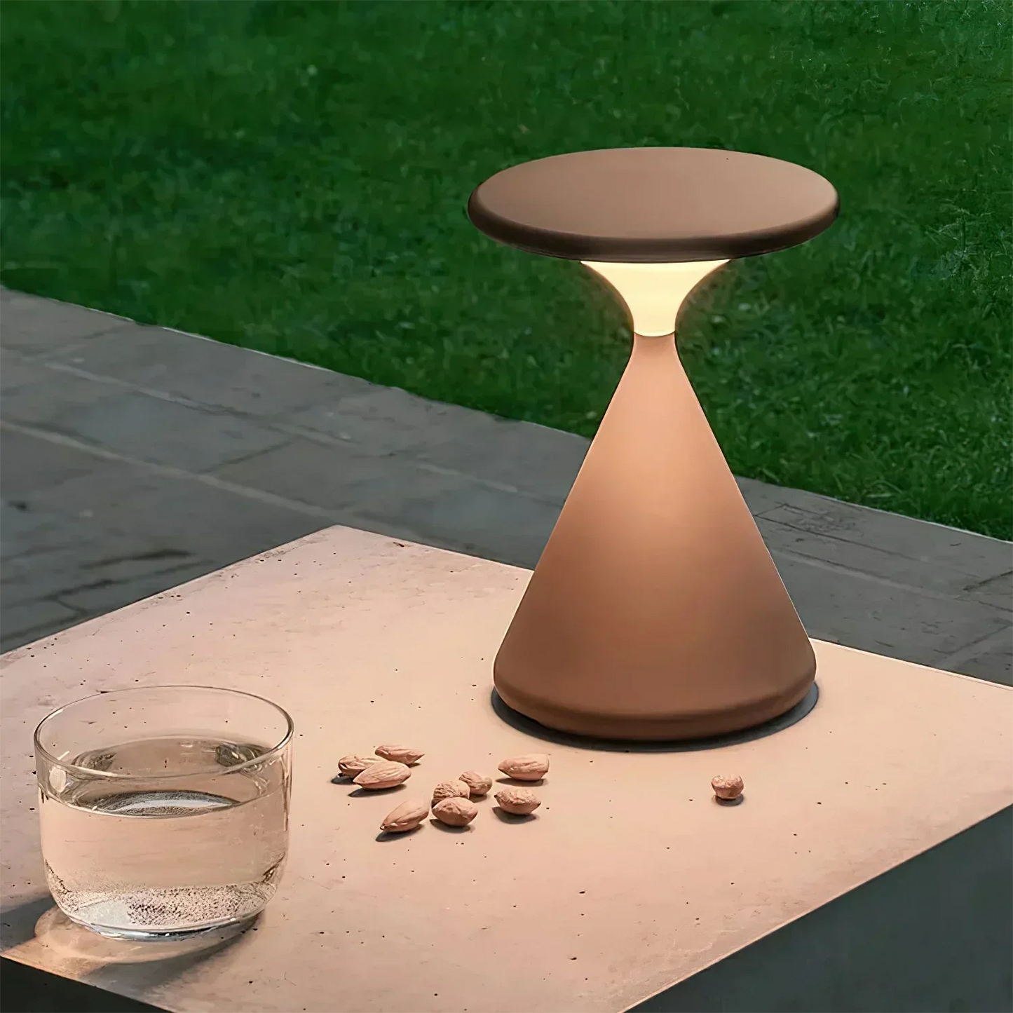 Cordless Hourglass Table Lamp - Lumhour