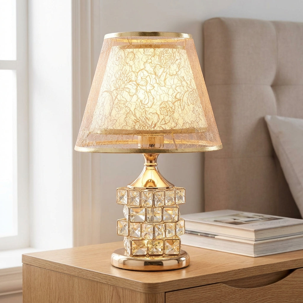 Crystal Accent Table Lamp - Crystelleon
