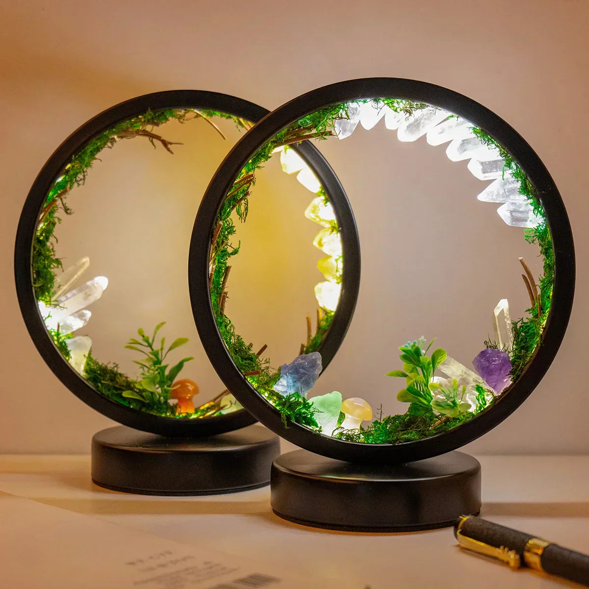 Crystal Embellished Ambient Lamp -  Verdalis