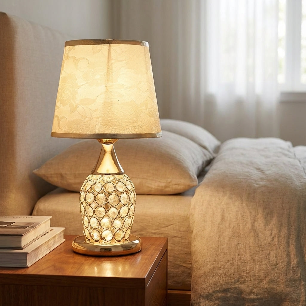 Crystal Accent Table Lamp -  Romantique