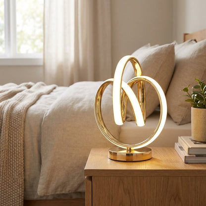 Curved Accent Table Lamp - Bendara