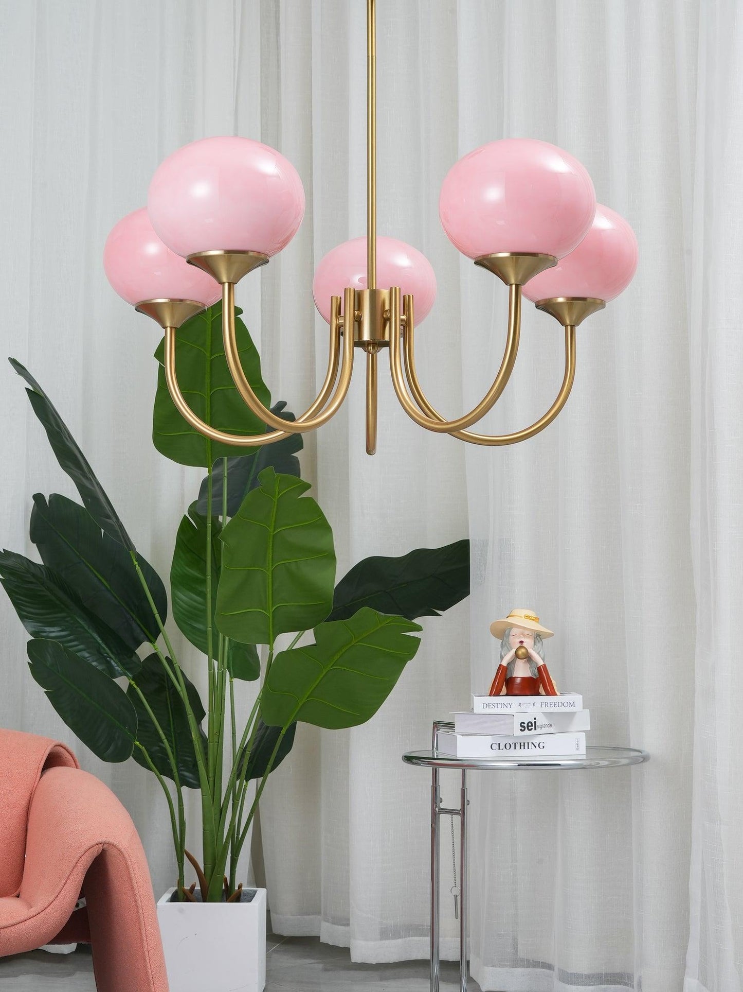 Deckenleuchte Goldenes Metall - Luminrosa