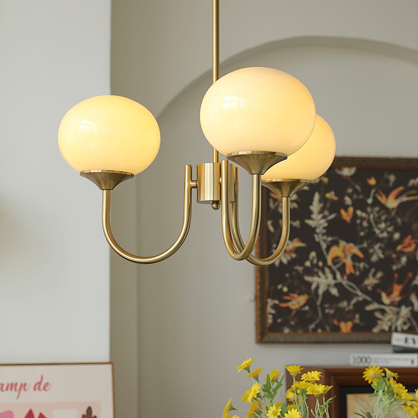 Deckenleuchte Goldenes Metall - Luminrosa