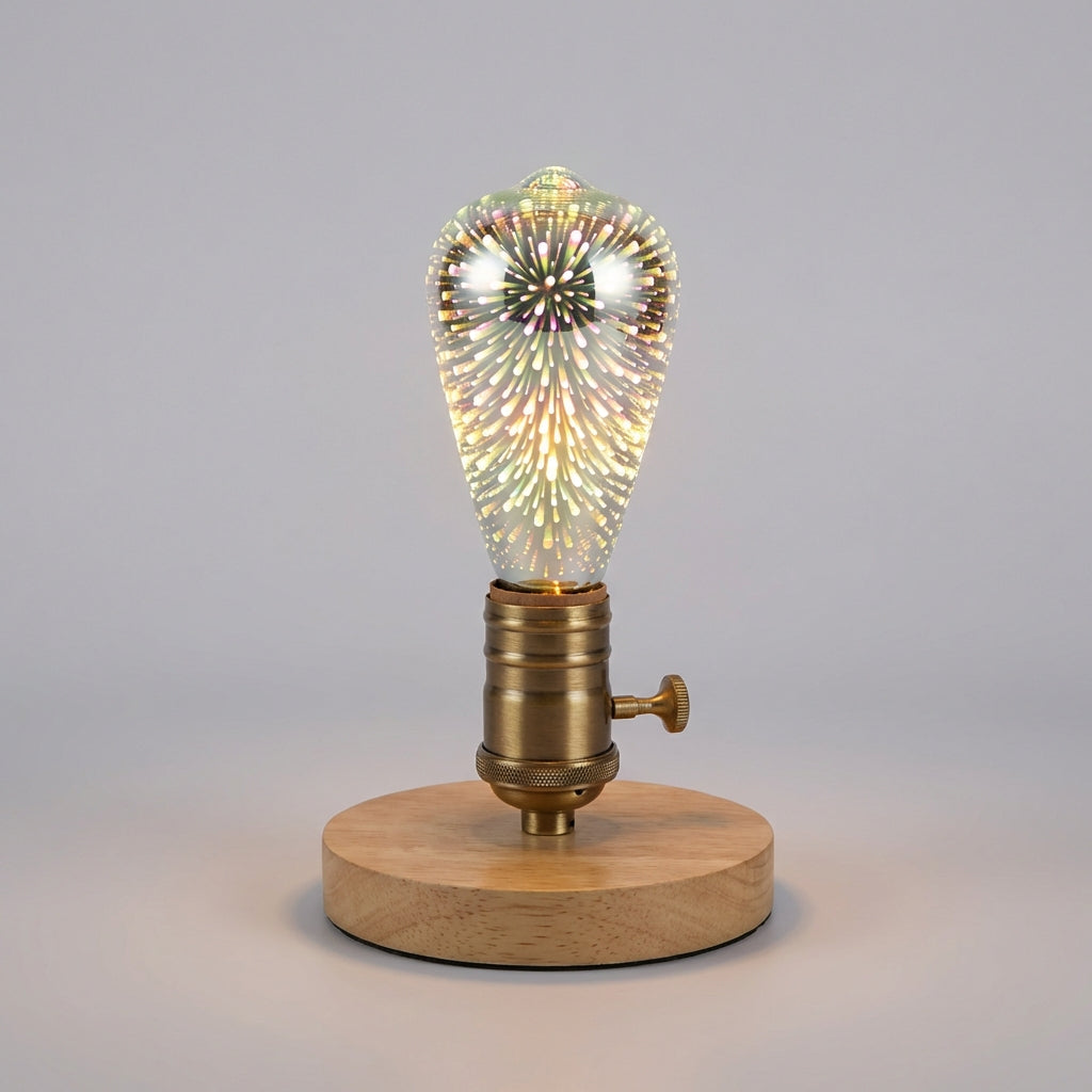 Decorative 3D Flame Bulb - Auraflare