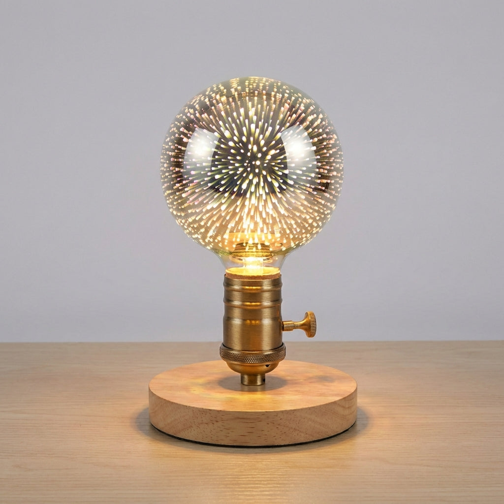 Decorative 3D Flame Bulb - Auraflare