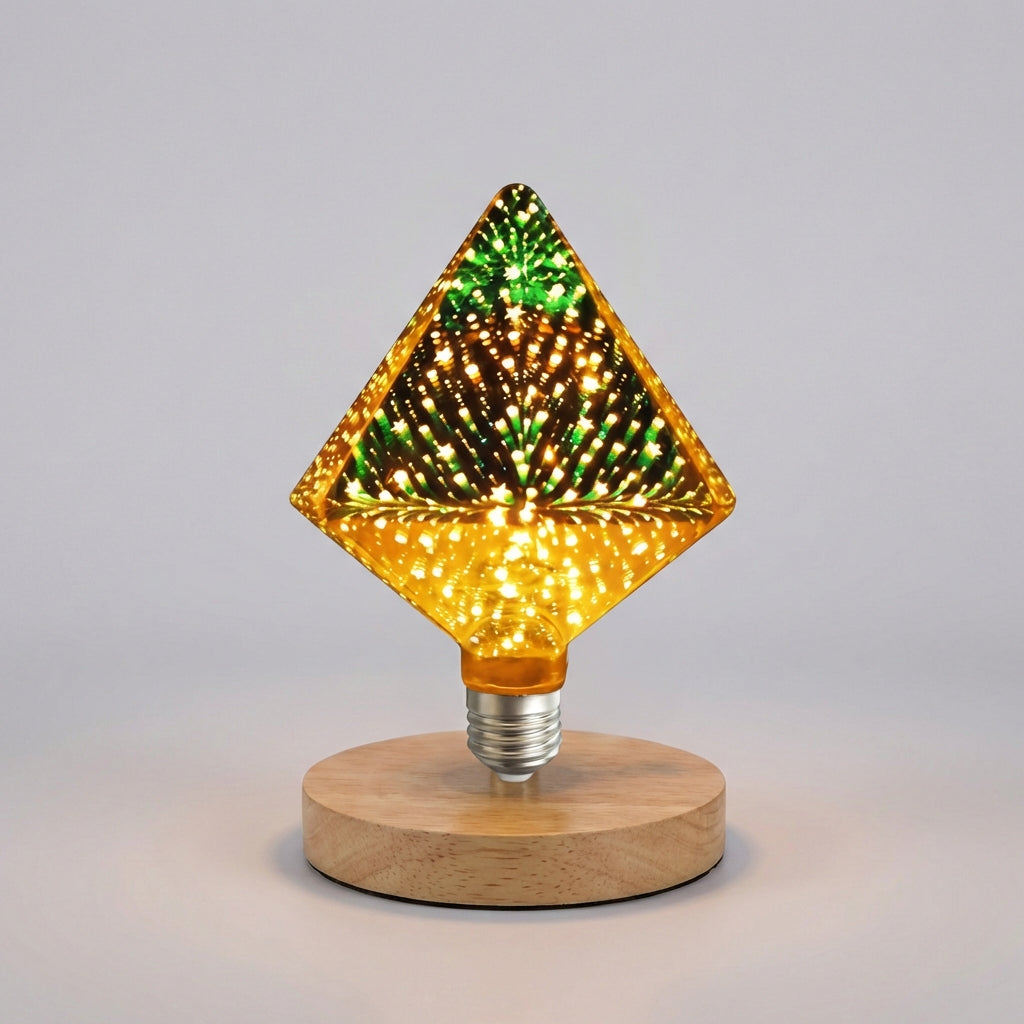 Decorative 3D Flame Bulb - Auraflare