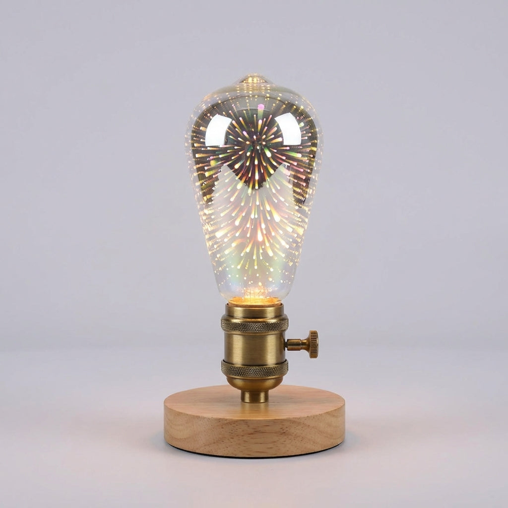 Decorative 3D Flame Bulb - Auraflare