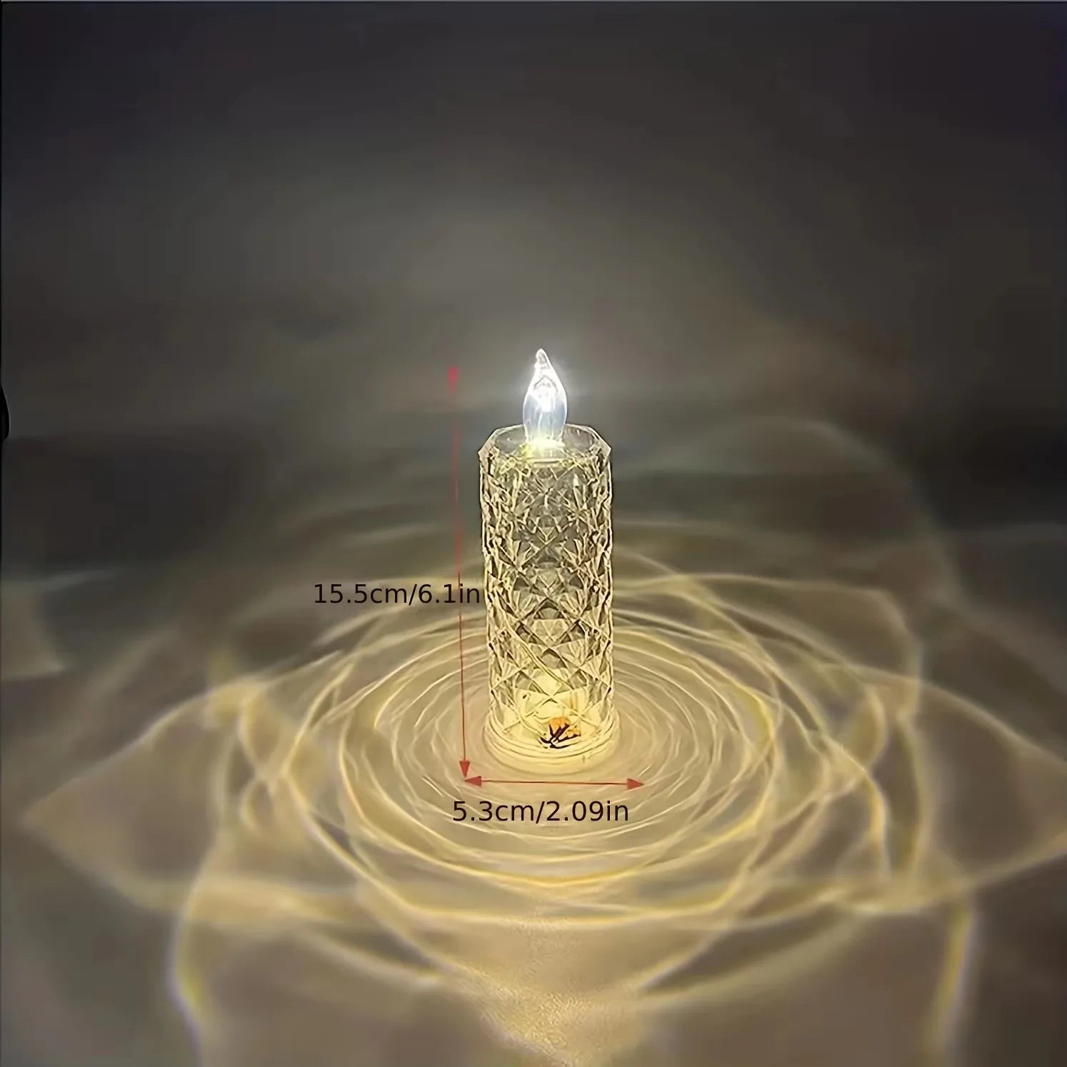 Decorative LED Candle Lamp - Flarisca