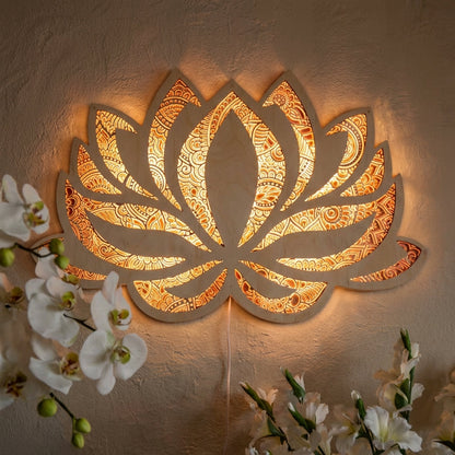 Decorative Lotus Wall Lamp - Lotusyne