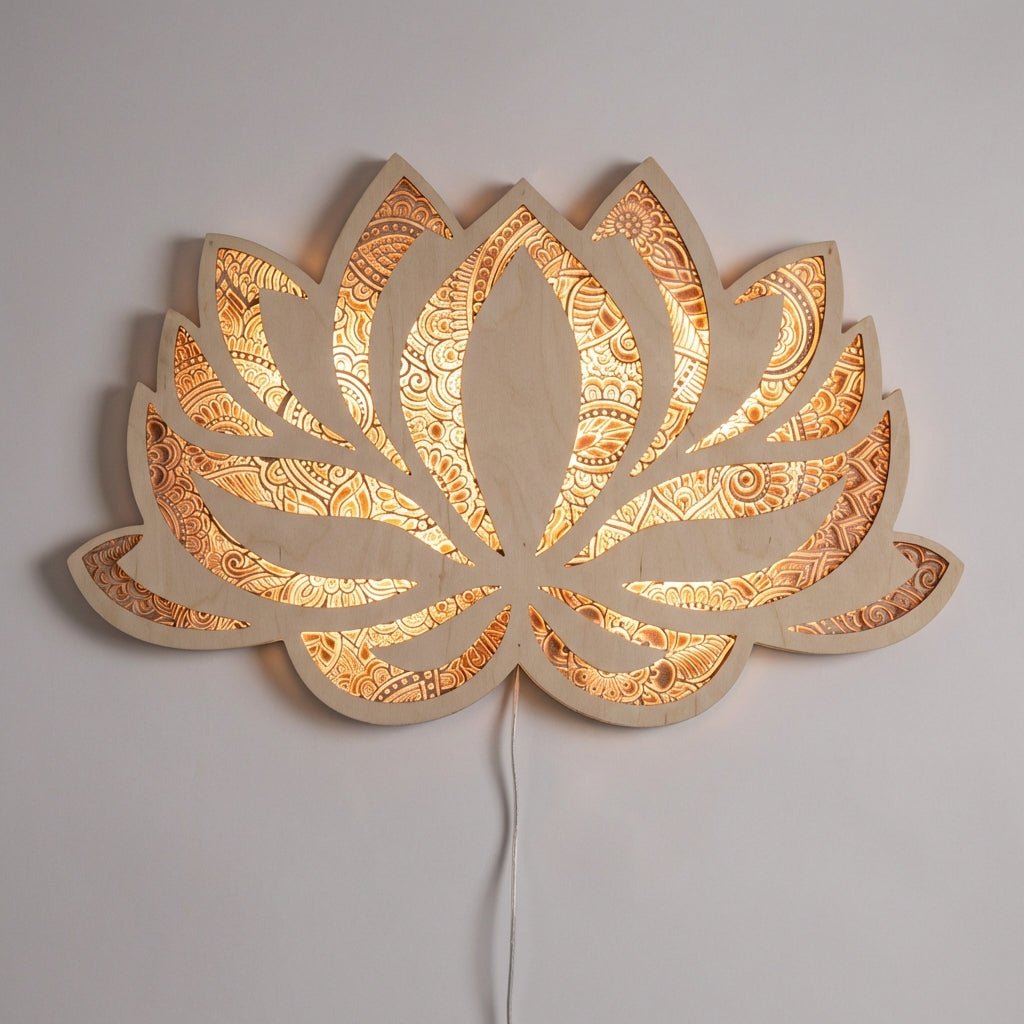 Decorative Lotus Wall Lamp - Lotusyne