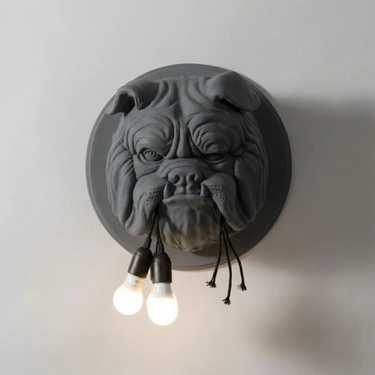 Decorative Sculpted Wall Sconce - Bulloxen