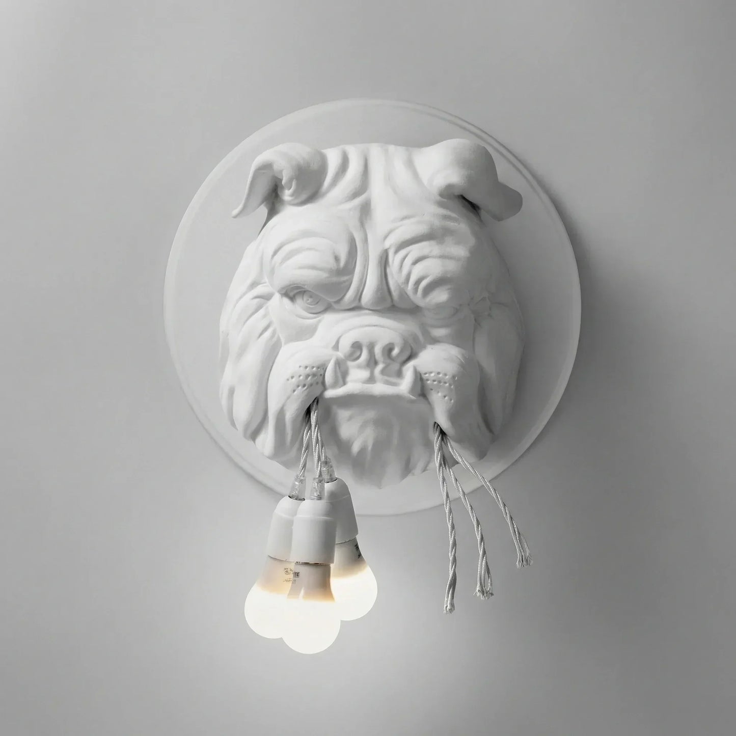 Decorative Sculpted Wall Sconce - Bulloxen