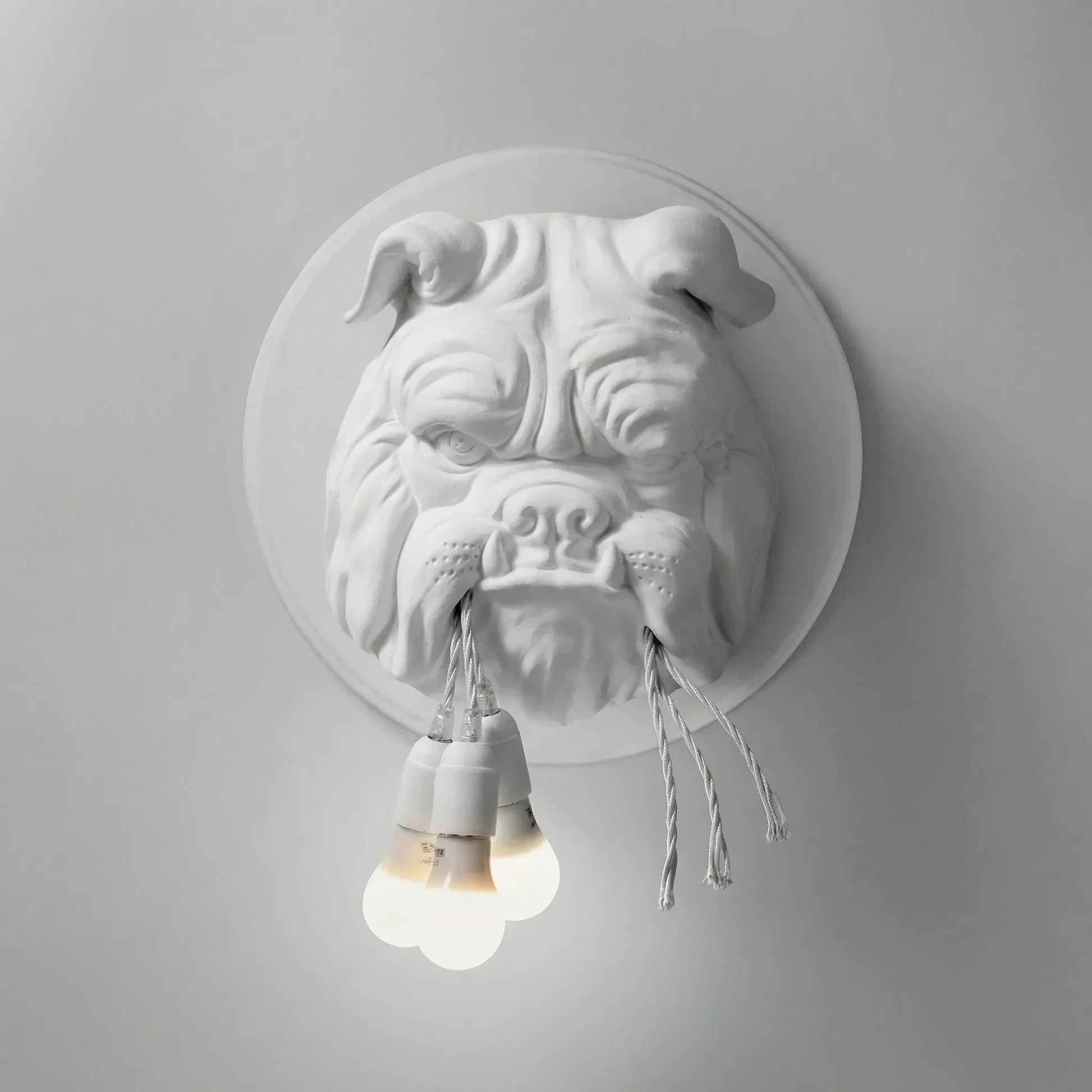 Decorative Sculpted Wall Sconce - Bulloxen