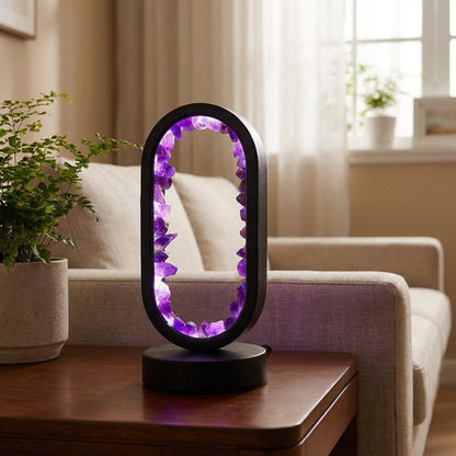 Decorative Tabletop Wellness Lamp -  Violetis