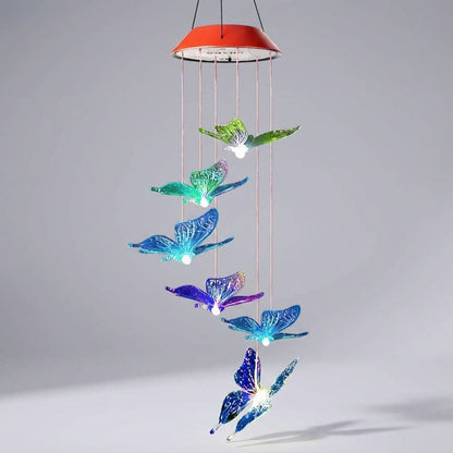 Decorative Butterfly Wind Chime -  Luminflutter