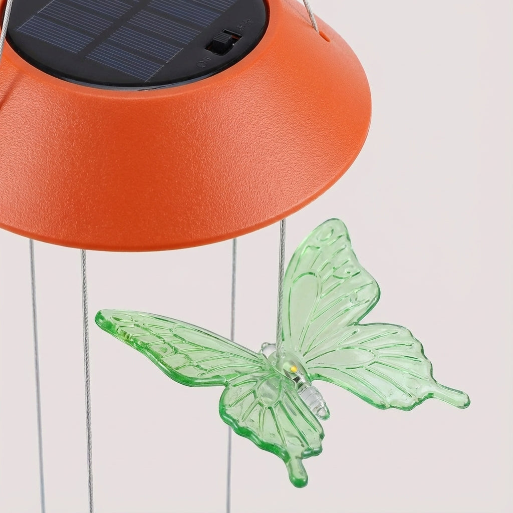 Decorative Butterfly Wind Chime -  Luminflutter