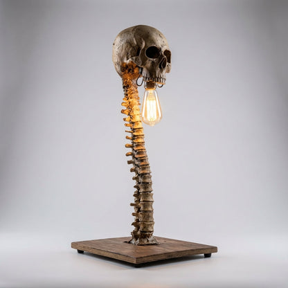 Decorative Skull Table Lamp -  Nightspine