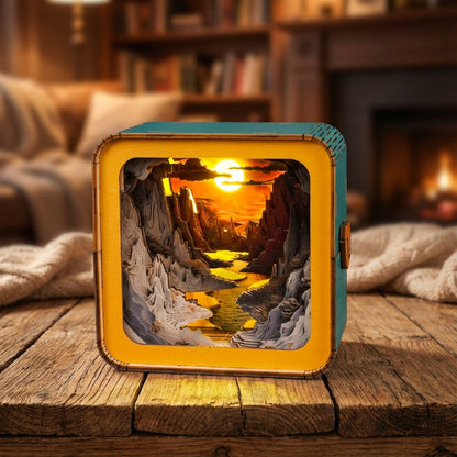 Decorative Tabletop Scene Box -  SolaceCube