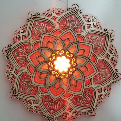 Decorative Wall Mandala Lamp -  Mandarise