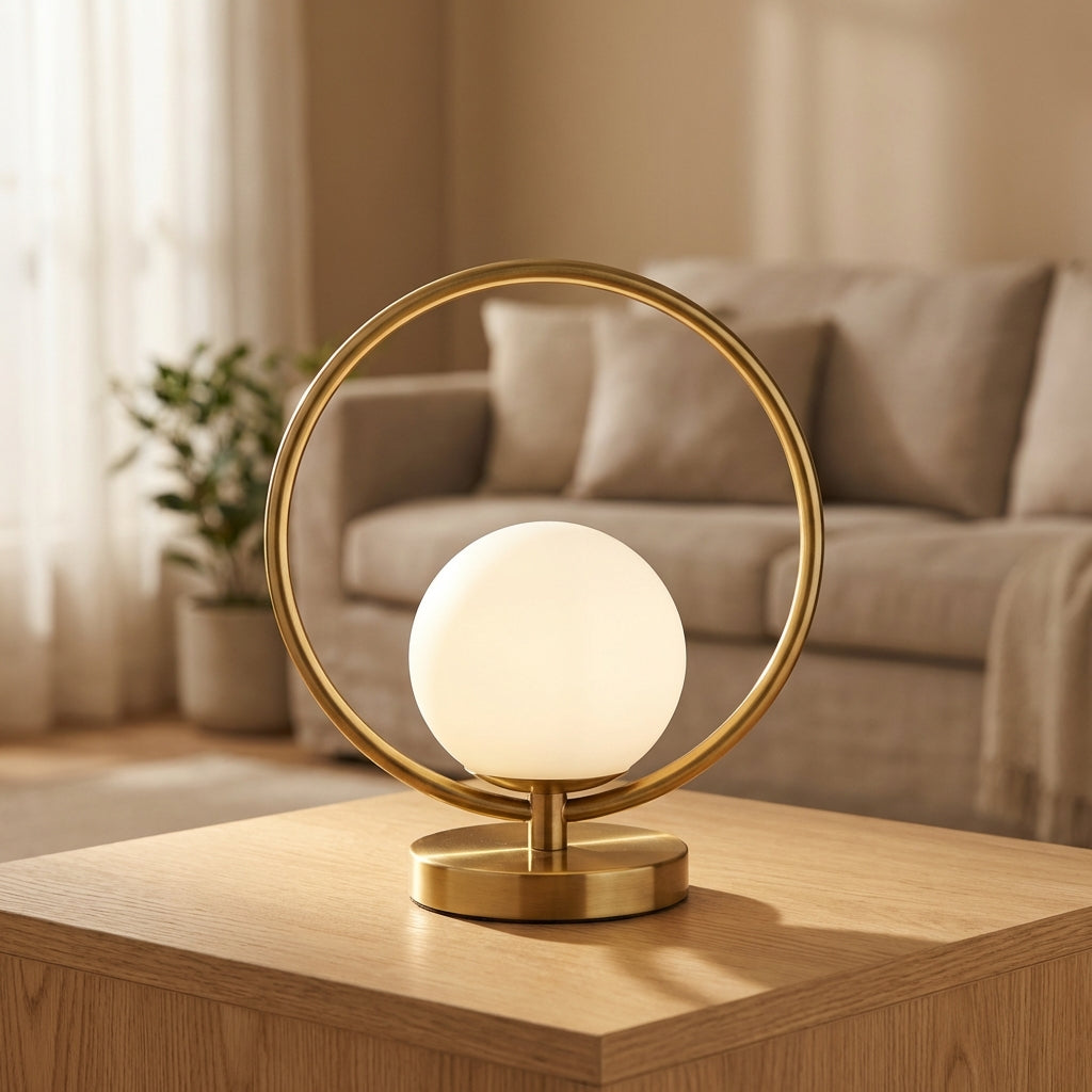 Dimmable Ring Table Lamp - Orbella