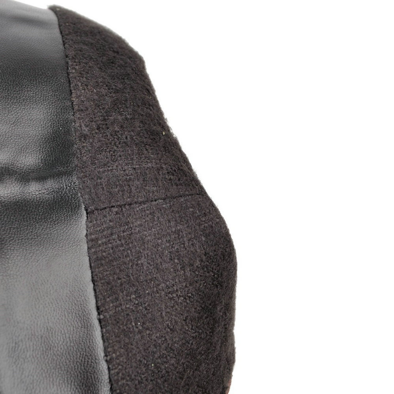 Schwarze Lederstiefel mit Reißverschluss, weiches Material, elegante Damenmode, hochwertige Qualität.