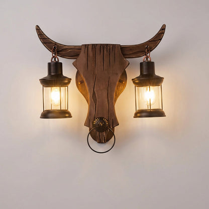 Double Lantern Wall Fixture -  Antiquorix