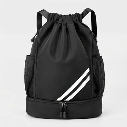 Drawstring Sports Backpack With Wet Compartment -  Zyphoar