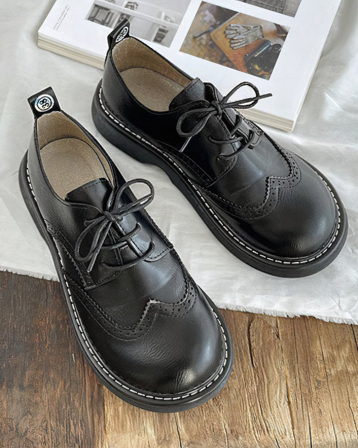 Höstliga retro Oxford-skor för damer – Isadora