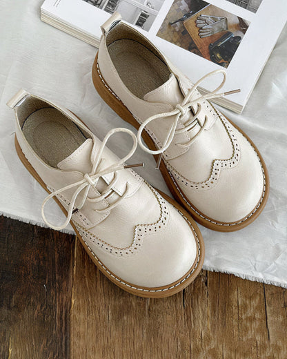 Höstliga retro Oxford-skor för damer – Isadora