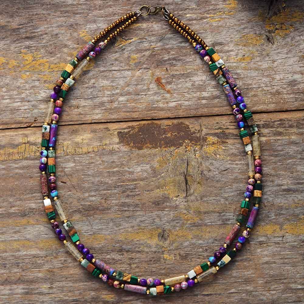 Edelstein-Choker-Kette - HarmonyNecklace 